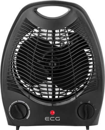 Aeroterma electrica ECG TV 3030 Heat R, 2000 W, 2 viteze, 3 moduri de functionare, termostat, negru