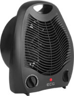 Aeroterma electrica ECG TV 3030 Heat R, 2000 W, 2 viteze, 3 moduri de functionare, termostat, negru