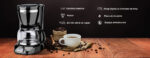 Cafetiera ETA Inesto 3174 , 900 W, 1.5 L, afisaj digital, vas din sticla