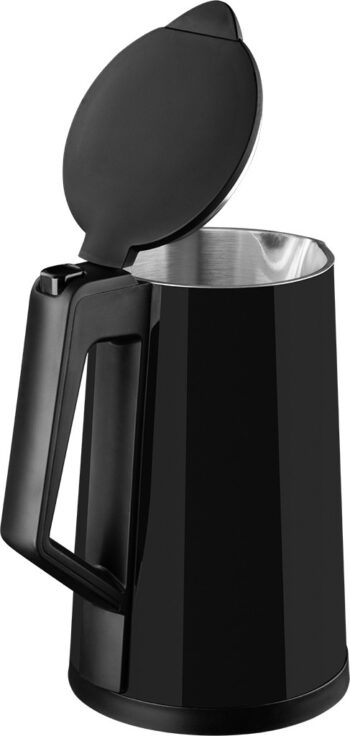 Cana electrica fierbator ECG RK 1893 Digitouch Black, 2200 W, 1,7 litri, pereti dubli, control tactil, negru