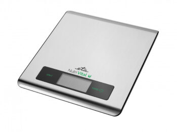Cantar de bucatarie ETA Nutri Vital Smart 0790 90000, 5 Kg, precizie 1 g, tehnologie wireless , otel inoxidabil Cantar de bucatarie ETA Nutri Vital Smart 0790 90000, 5 Kg, precizie 1 g, tehnologie wireless , otel inoxidabil