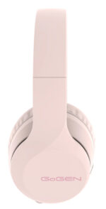 Casti audio fara fir GoGEN HBTM 43P, Bluetooth 5.0, microfon, roz
