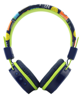 Casti audio fara fir pentru baieti GoGEN HBTM 32BL, Bluetooth 4,2, volum limitat, microfon