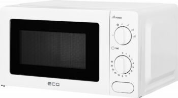 Cuptor cu microunde ECG MTM 1771 WE, 17 litri, 700W, 6 niveluri de putere, timer, alb