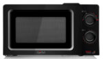 Cuptor cu microunde Gallet FMOM 205B negru, 700 W, 20 litri, 6 niveluri de putere, timer