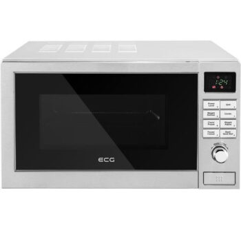 Cuptor cu microunde incorporabil ECG MTD 2081 VGSS, 20 litri, 1200 W, 5 niveluri de putere, 9 programe