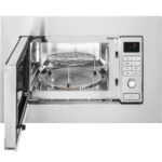 Cuptor cu microunde incorporabil ECG MTD 2081 VGSS, 20 litri, 1200 W, 5 niveluri de putere, 9 programe