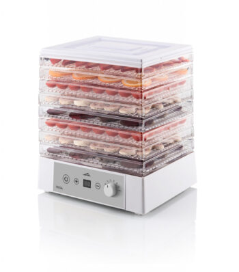 Deshidrator de alimente ETA Fresa 630190000, 250 W, 8 niveluri, temperatura reglabila