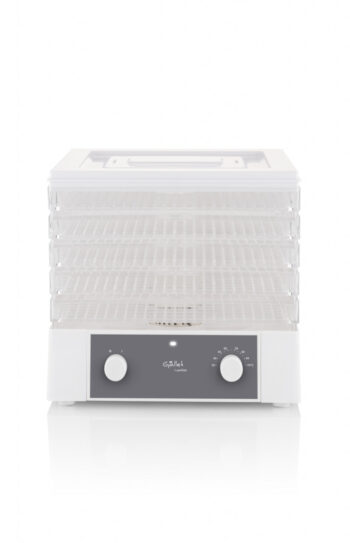 Deshidrator-uscator de alimente GALLET LAPALISSE DES121, 250 W, 5 niveluri, gri cu alb