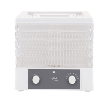 Deshidrator-uscator de alimente GALLET LAPALISSE DES121, 250 W, 5 niveluri, gri cu alb Deshidrator-uscator de alimente GALLET LAPALISSE DES121, 250 W, 5 niveluri, gri cu alb
