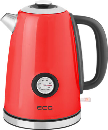 Fierbator electric ECG RK 1700 Magnifica Corsa, 1.7 litri, 2200 W, otel inoxidabil, indicator temperatura