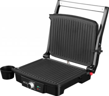 Grill electric ECG KG 100, 2000 W, 3 tipuri de gatire, deschidere 180º
