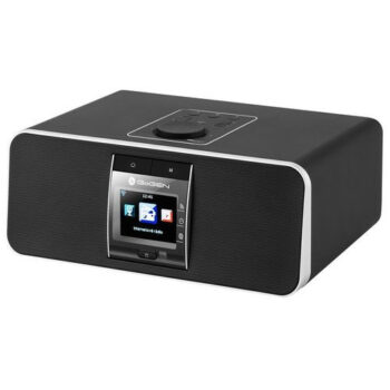 Internet radio GoGEN IR 167 BTB, 2 x 7 W, LCD, Bluetooth, WiFi, tuner digital FM, telecomanda, negru Internet radio GoGEN IR 167 BTB, 2 x 7 W, LCD, Bluetooth, WiFi, tuner digital FM, telecomanda, negru