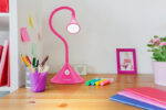 Lampa de masa GoGEN LL88P, 3.2W, gat flexibil, culoare roz, clasa energetica A ++