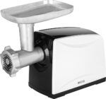 Masina de tocat carne ECG MG 2510 Power, 1200 W, accesorii carnati si kebbe, accesorii pentru ras legume si fructe