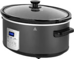 Oala electrica Slow cooker ECG PH 6530 Master, 6.5 litri, 270 W, vas ceramic, afisaj LED