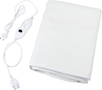 Patura cu incalzire electrica ECG ED 8036, 150X80 cm, 60W, 3 niveluri de temperatura, alb