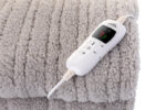 Patura cu incalzire electrica ETA Shaggy 4325, 130X160 cm, 120 W, 9 niveluri de temperatura, gri