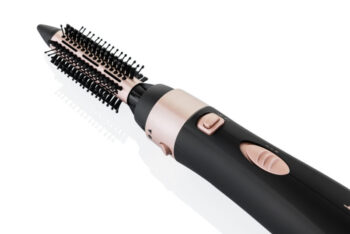 Perie ondulatoare cu aer cald si ionizare ETA Fenite 4321 90010, 1000 W, 3 accesorii, negru