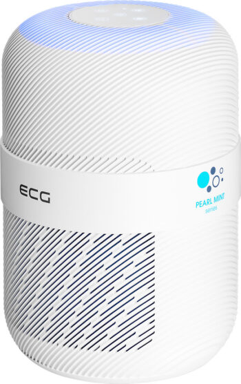 Purificator de aer ECG AP1 Compact Pearl, 30 W, Wi-Fi, 3 viteze, ionizare, aromaterapie, alb Purificator de aer ECG AP1 Compact Pearl, 30 W, Wi-Fi, 3 viteze, ionizare, aromaterapie, alb
