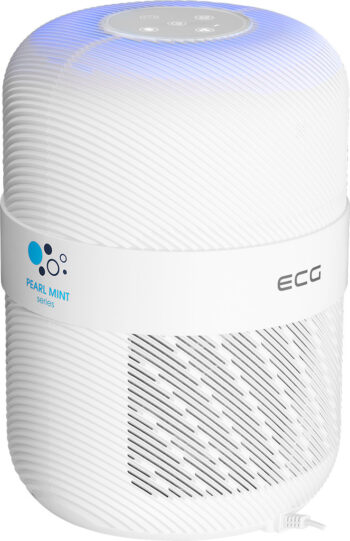 Purificator de aer ECG AP1 Compact Pearl, 30 W, Wi-Fi, 3 viteze, ionizare, aromaterapie, alb