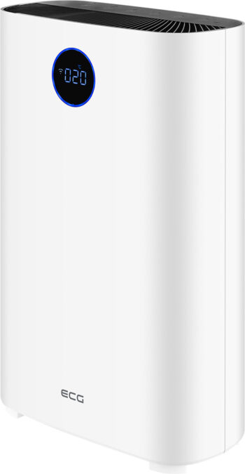 Purificator de aer ECG AP3 Pure Comfort, 33 W, Wi-Fi, 4 viteze, tehnologie UV, ionizare, alb