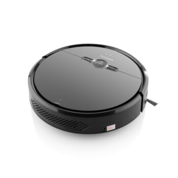 Robot aspirator si mop ETA Rondo 1244 90000 negru, Wi-Fi, baterie Li-Ion 7.4 V / 4000 mAh, 600 ml, autoincarcare, negru