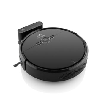 Robot aspirator si mop ETA Rondo 1244 90000 negru, Wi-Fi, baterie Li-Ion 7.4 V / 4000 mAh, 600 ml, autoincarcare, negru