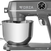 Robot de bucatarie ECG FORZA 6600 Metallo Scuro, 1800 W, 6,5 litri, LCD, sistem de amestecare planetar