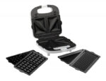 Sandwich maker 3 in 1 ETA Tampo 4156, 700 W, 3 tipuri de placi detasabile, deschidere pana la 180°