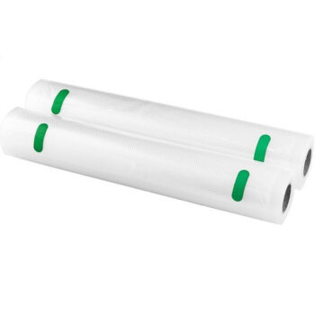 Set 2 role ECG din plastic pentru aparate de vidat alimente, 28 x 300 cm Set 2 role ECG din plastic pentru aparate de vidat alimente, 28 x 300 cm