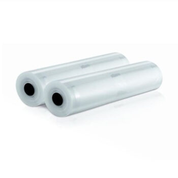Set 2 role plastic pentru vidat alimente, 25 x 300 cm, compatibile cu aparatul GALLET MSV 250 Set 2 role plastic pentru vidat alimente, 25 x 300 cm, compatibile cu aparatul GALLET MSV 250