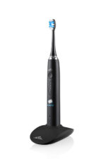 Set 2 x Periuta de dinti electrica sonica ETA Sonetic 3707 90010, dezinfectare UV, IPX7, MicroBUBBLES, alb si negru