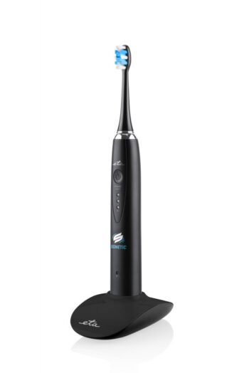 Set 2 x Periuta de dinti electrica sonica ETA Sonetic 3707 90010, dezinfectare UV, IPX7, MicroBUBBLES, alb si negru