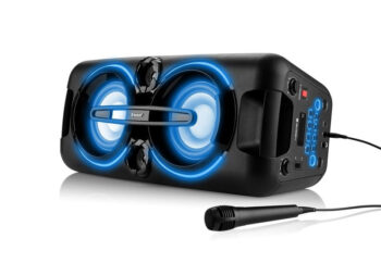 Sistem audio portabil GoGEN BPS 686, 2 X 30 W, Bluetooth, radio FM, karaoke, 2xUSB, AUX IN