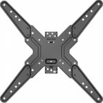 Suport TV de perete ECG LD 174201, 17"- 42" (43 - 106 cm), rotire 90° si inclinare 2°-15°, 25 kg, VESA