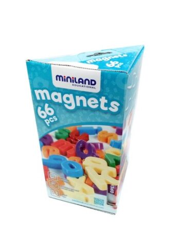 Set 66 litere mici magnetice - Miniland