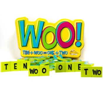 Joc educativ cu litere si numere Woo - Fat Brain Toys