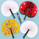 Evantai circular pentru decorat - 6 buc - Baker Ross