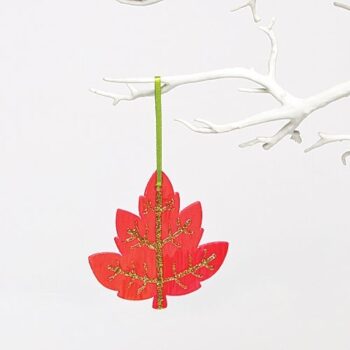 Frunze din lemn de decorat - Baker Ross