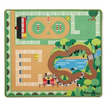 Covor de joaca Ferma calutilor - Melissa and Doug Covor de joaca Ferma calutilor - Melissa and Doug