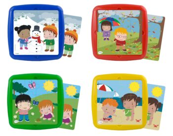 Set 4 puzzle Anotimpuri - Miniland