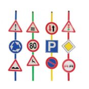 Set 12 semne de circulatie B