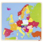 Puzzle din lemn Harta Europei