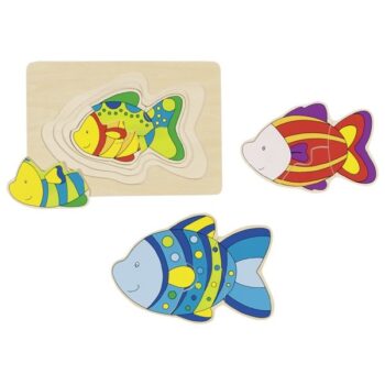 Puzzle stratificat Pestisori colorati Puzzle stratificat Pestisori colorati