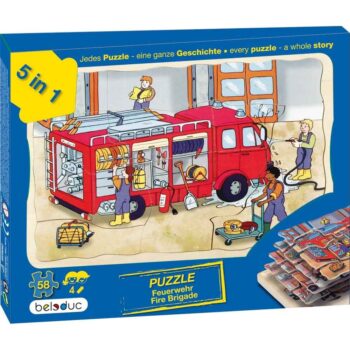 Puzzle stratificat Brigada de Pompieri Beleduc Puzzle stratificat Brigada de Pompieri Beleduc