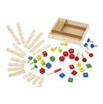 Set din lemn de construit cu suruburi
