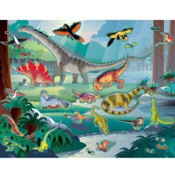 Set de abtibilduri reutilizabile Lumea Preistorica Melissa and Doug
