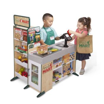 Colt de joaca din lemn Supermarket Melissa and Doug