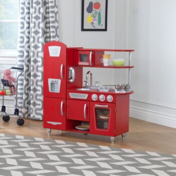 Bucatarie De Jucarie Din Lemn Red Vintage Kidkraft